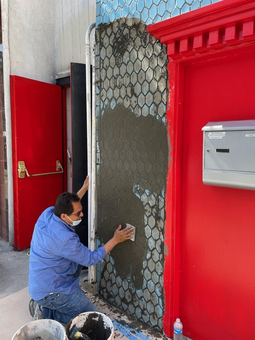 Installing new tiles
