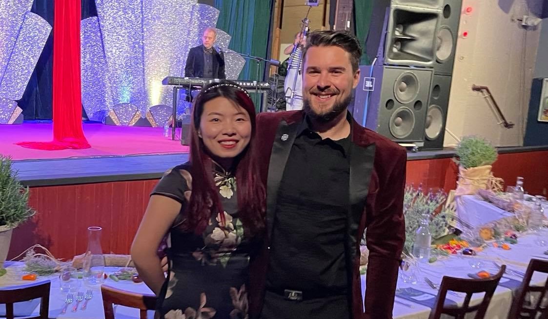 Roger Pincombe and Alice Chu