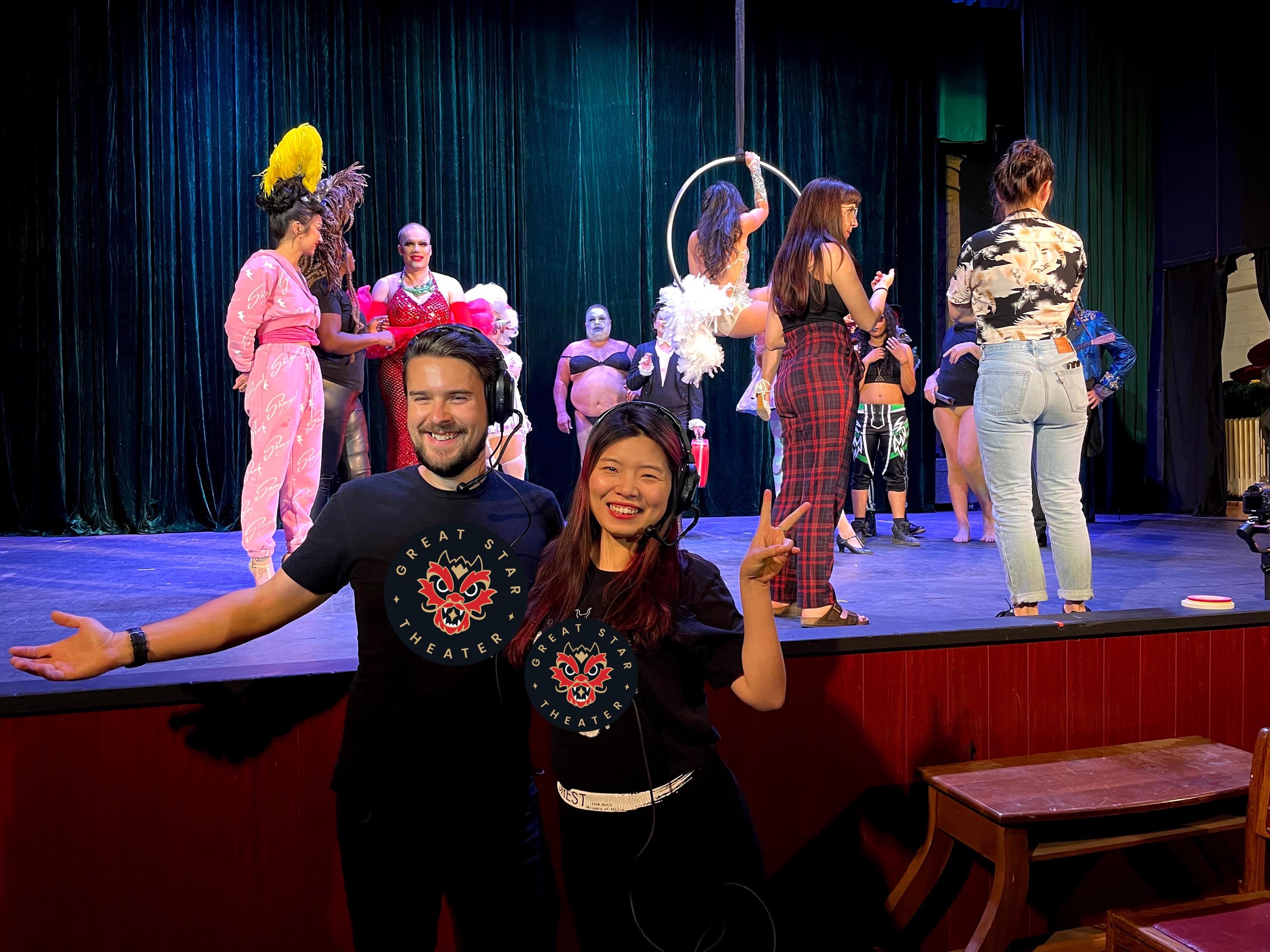 Roger Pincombe and Alice Chu