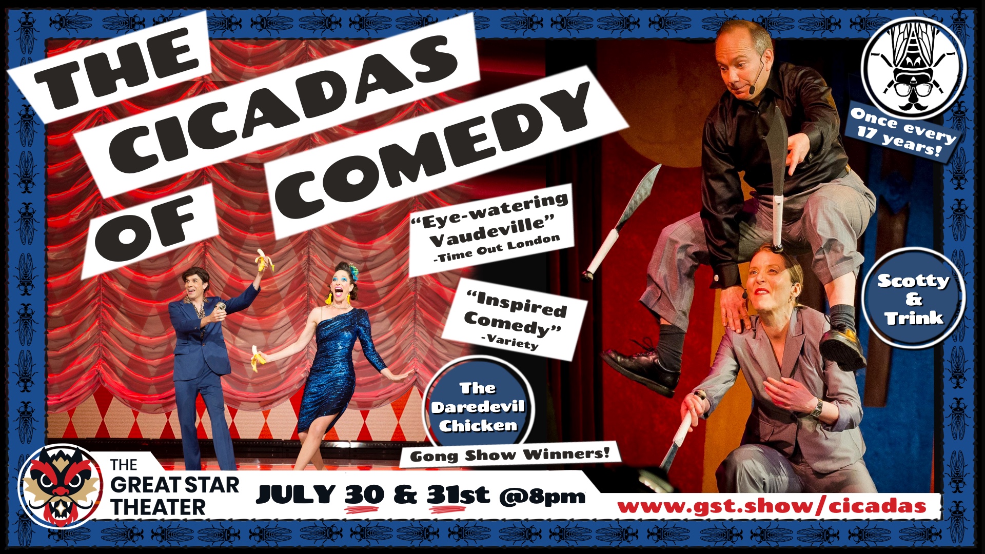 The Cicadas of Comedy